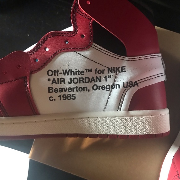Offwhite Jordan 1’s - Picture 4 of 6